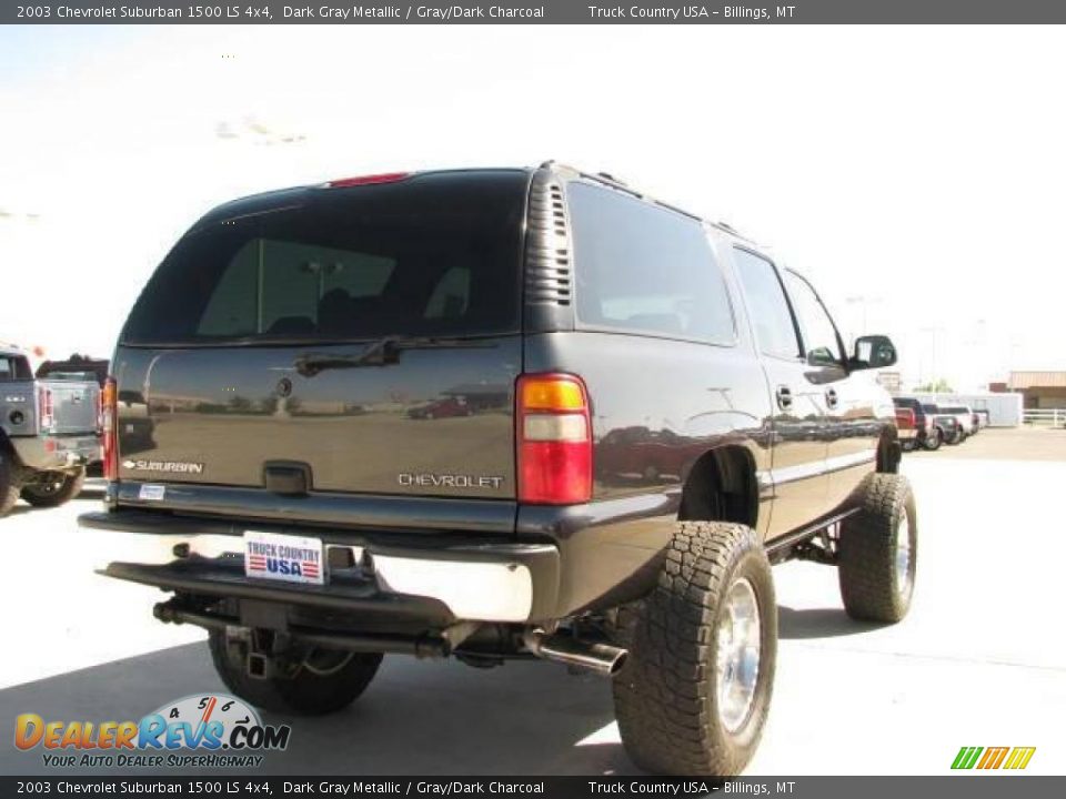 2003 Chevrolet Suburban 1500 LS 4x4 Dark Gray Metallic / Gray/Dark Charcoal Photo #5