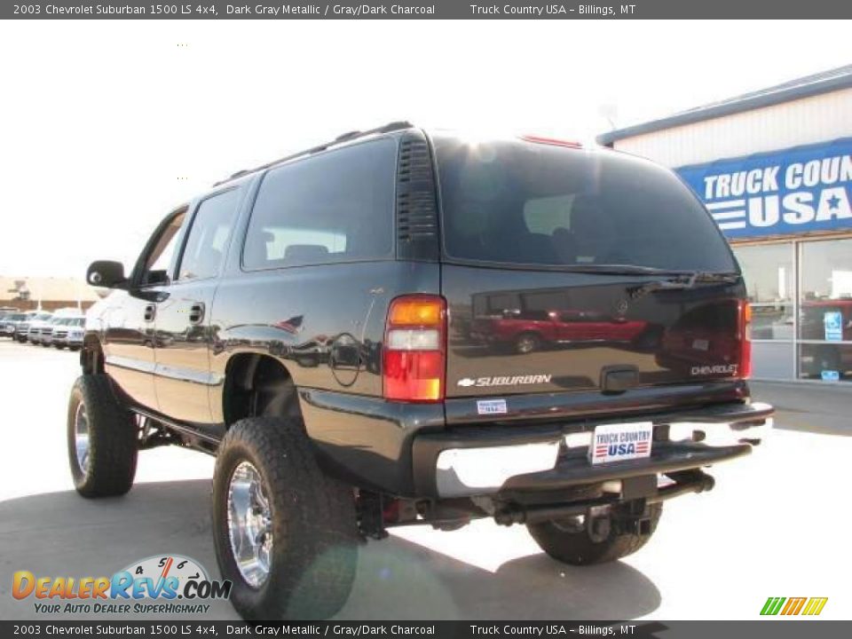 2003 Chevrolet Suburban 1500 LS 4x4 Dark Gray Metallic / Gray/Dark Charcoal Photo #6