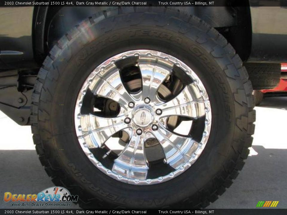 2003 Chevrolet Suburban 1500 LS 4x4 Dark Gray Metallic / Gray/Dark Charcoal Photo #8