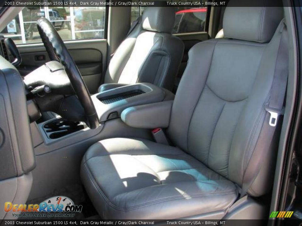 2003 Chevrolet Suburban 1500 LS 4x4 Dark Gray Metallic / Gray/Dark Charcoal Photo #11