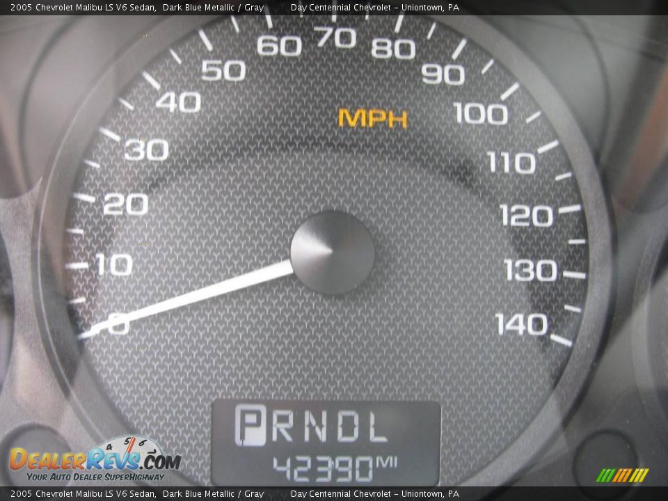 2005 Chevrolet Malibu LS V6 Sedan Dark Blue Metallic / Gray Photo #15