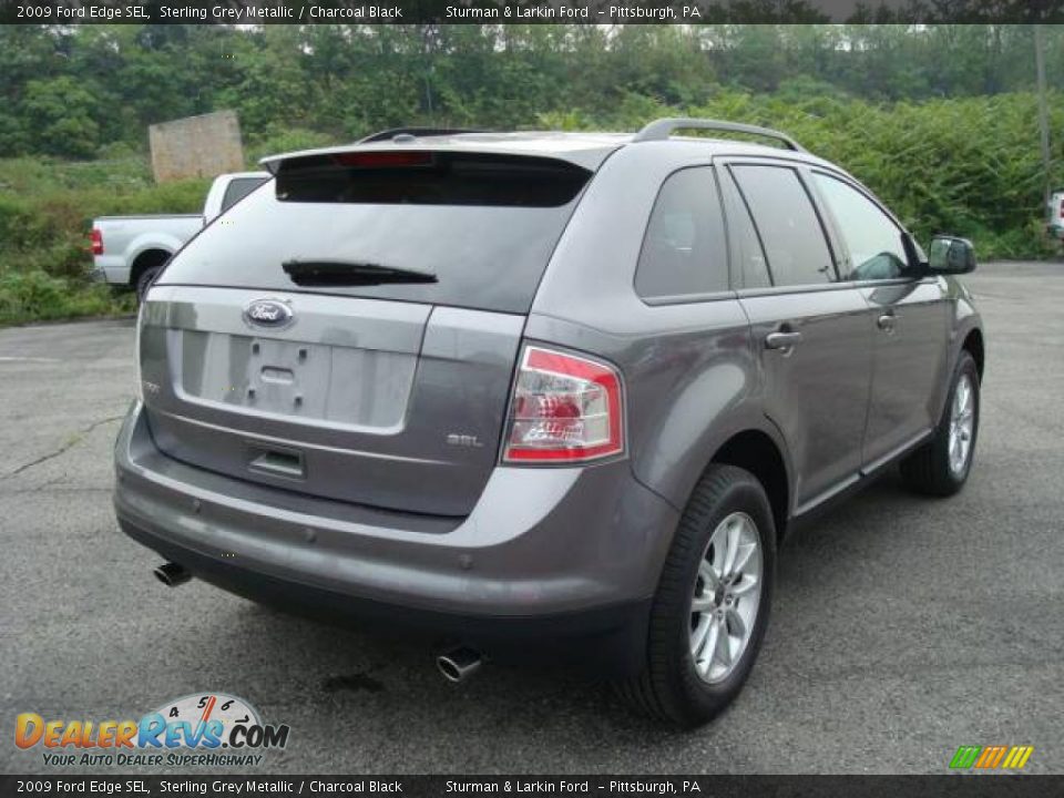 2009 Ford Edge SEL Sterling Grey Metallic / Charcoal Black Photo #3