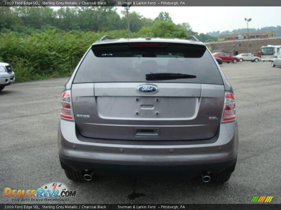 2009 Ford Edge SEL Sterling Grey Metallic / Charcoal Black Photo #4
