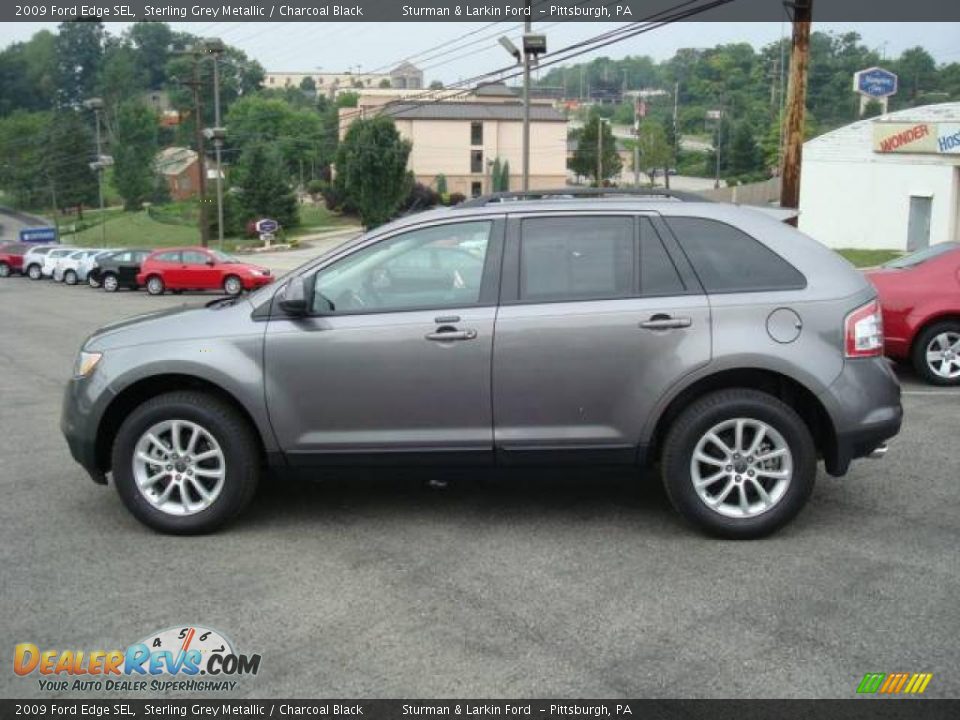 2009 Ford Edge SEL Sterling Grey Metallic / Charcoal Black Photo #6