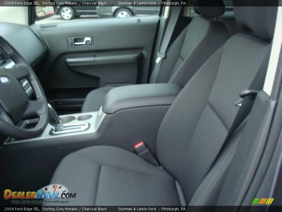 2009 Ford Edge SEL Sterling Grey Metallic / Charcoal Black Photo #10