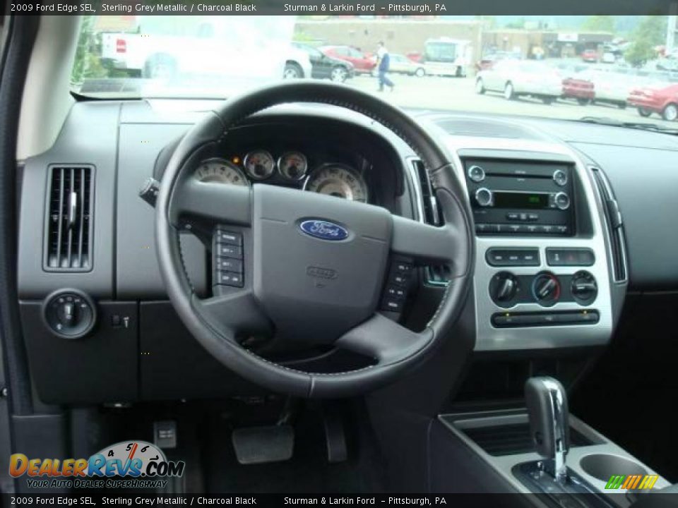 2009 Ford Edge SEL Sterling Grey Metallic / Charcoal Black Photo #12