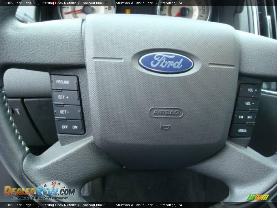 2009 Ford Edge SEL Sterling Grey Metallic / Charcoal Black Photo #16