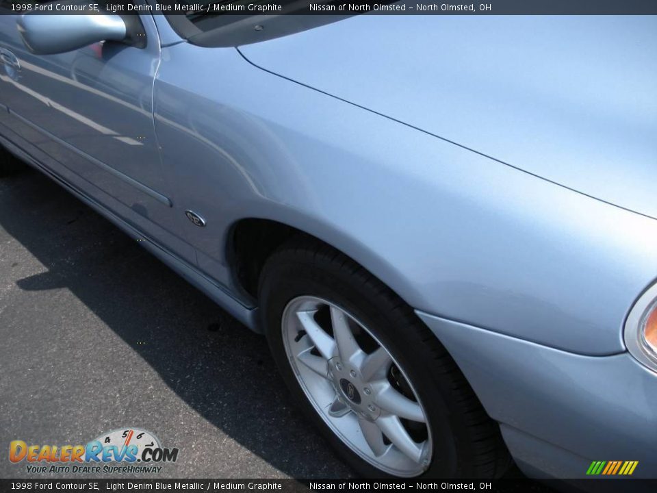 1998 Ford Contour SE Light Denim Blue Metallic / Medium Graphite Photo #4
