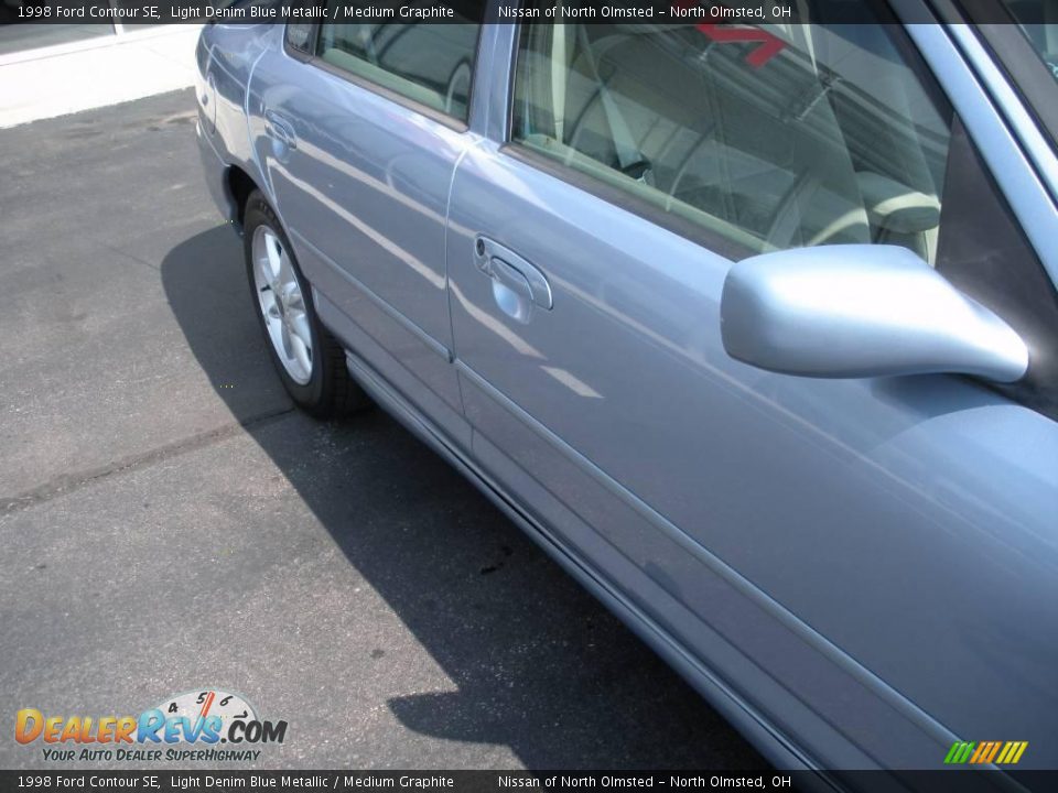 1998 Ford Contour SE Light Denim Blue Metallic / Medium Graphite Photo #5