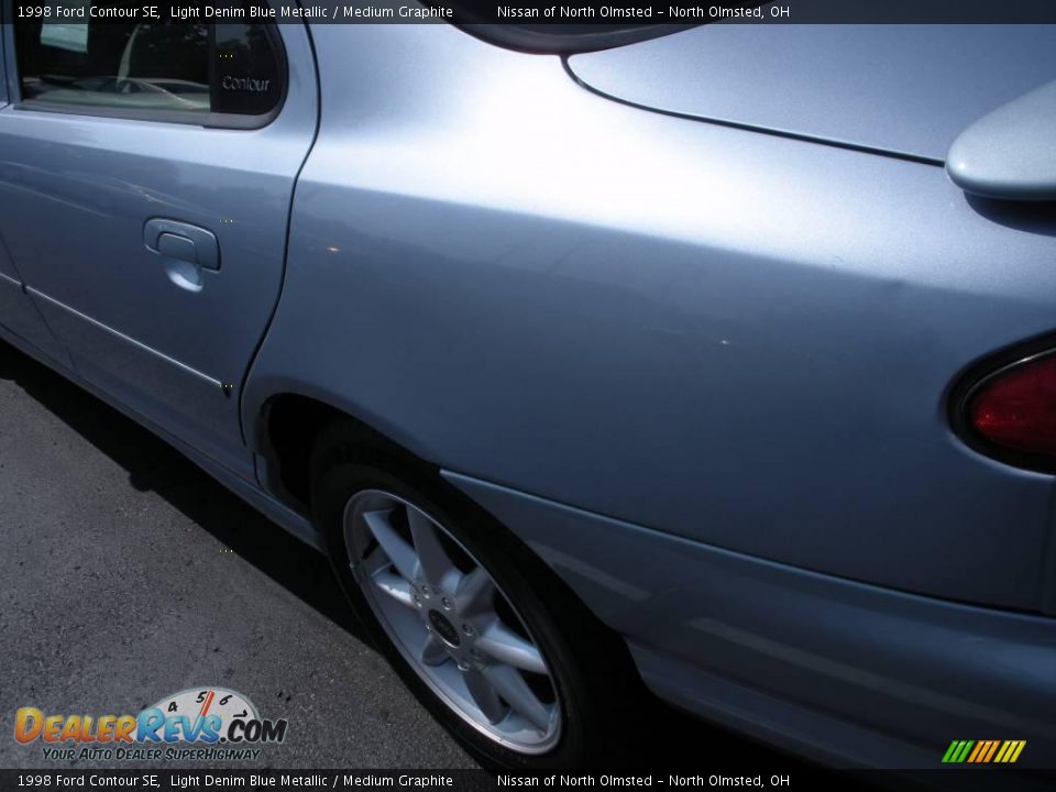1998 Ford Contour SE Light Denim Blue Metallic / Medium Graphite Photo #8