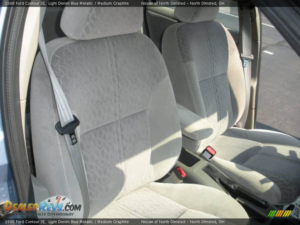 1998 Ford Contour SE Light Denim Blue Metallic / Medium Graphite Photo #17