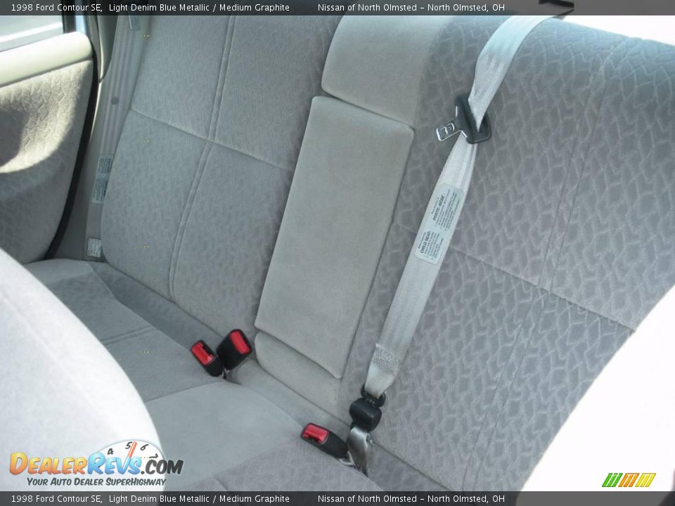 1998 Ford Contour SE Light Denim Blue Metallic / Medium Graphite Photo #19