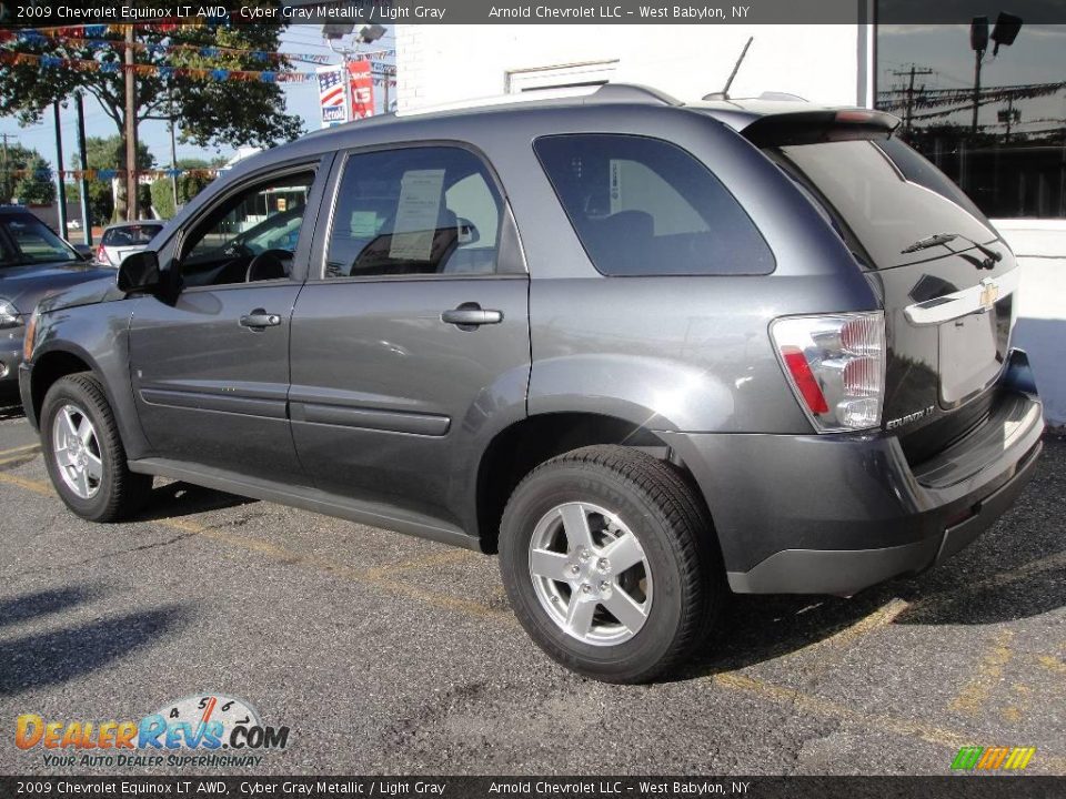 2009 Chevrolet Equinox LT AWD Cyber Gray Metallic / Light Gray Photo #4