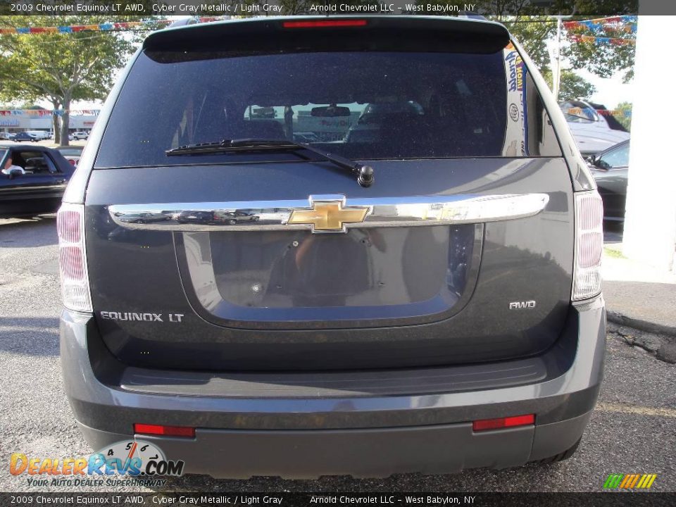2009 Chevrolet Equinox LT AWD Cyber Gray Metallic / Light Gray Photo #5