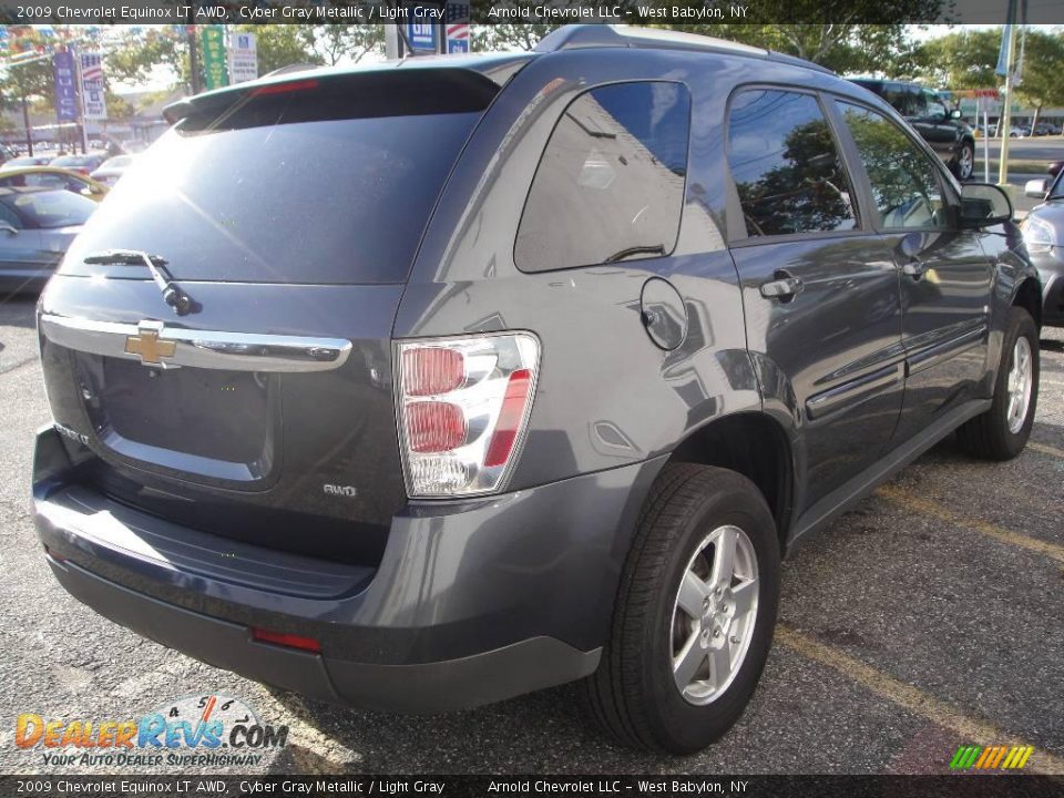 2009 Chevrolet Equinox LT AWD Cyber Gray Metallic / Light Gray Photo #6