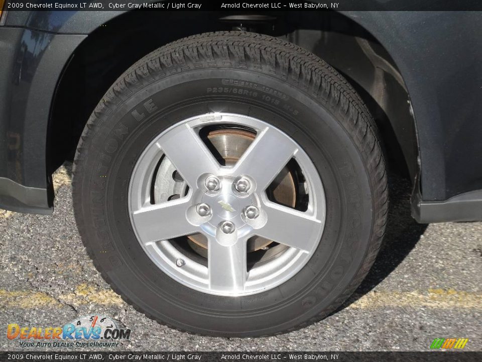 2009 Chevrolet Equinox LT AWD Cyber Gray Metallic / Light Gray Photo #7
