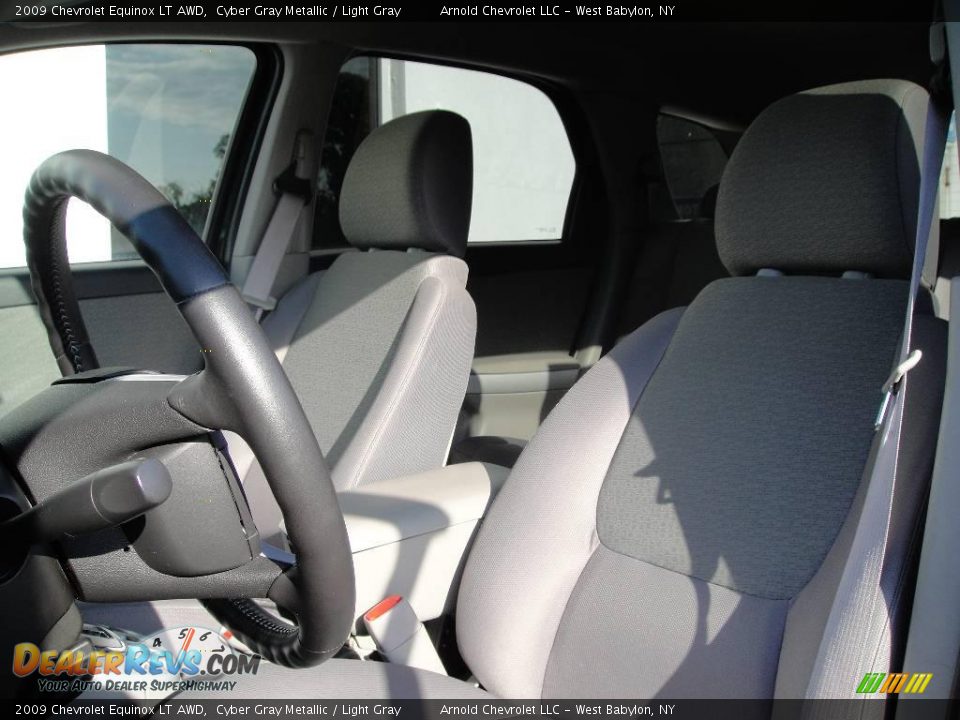 2009 Chevrolet Equinox LT AWD Cyber Gray Metallic / Light Gray Photo #9