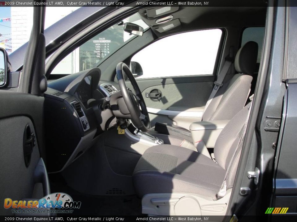 2009 Chevrolet Equinox LT AWD Cyber Gray Metallic / Light Gray Photo #10