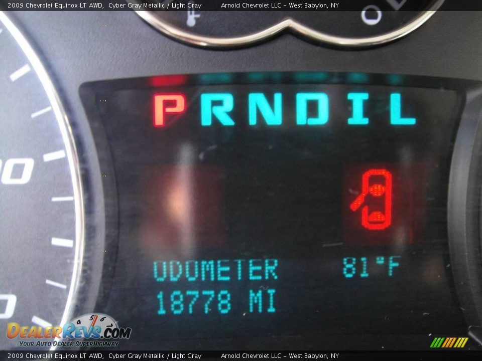 2009 Chevrolet Equinox LT AWD Cyber Gray Metallic / Light Gray Photo #15