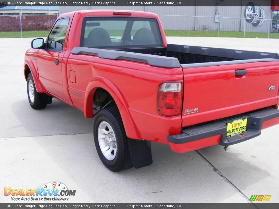 2002 Ford Ranger Edge Regular Cab Bright Red / Dark Graphite Photo #5