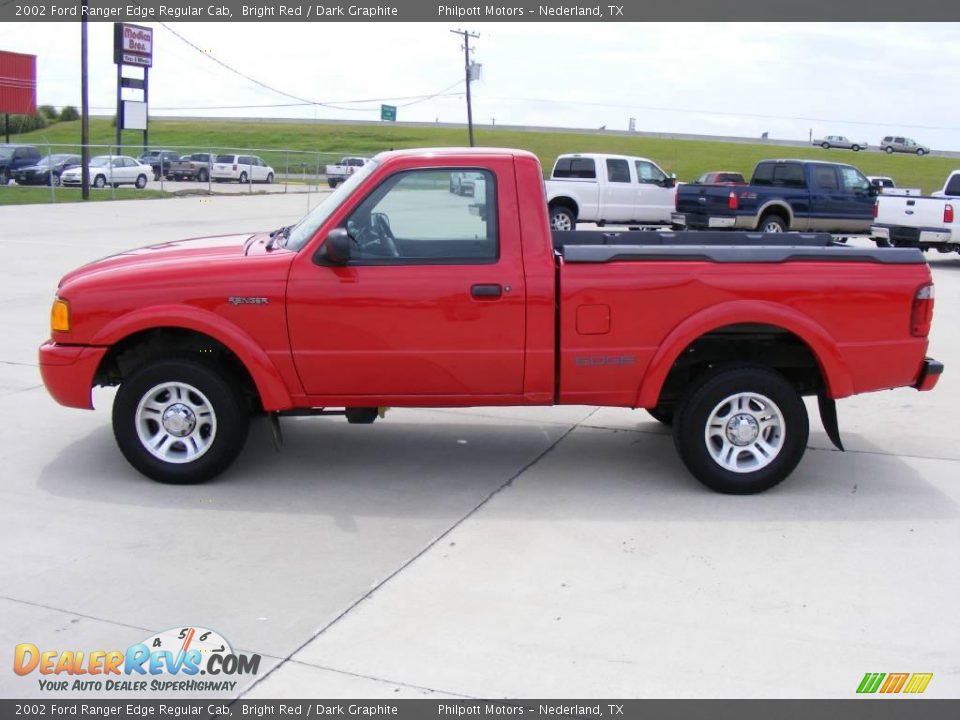 2002 Ford Ranger Edge Regular Cab Bright Red / Dark Graphite Photo #6