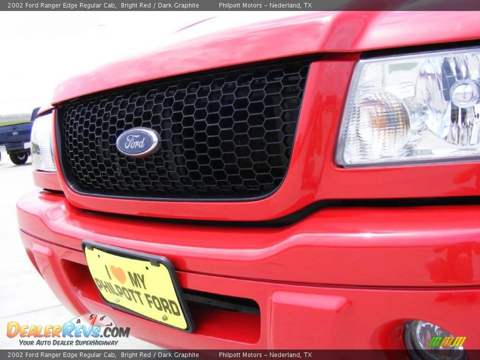 2002 Ford Ranger Edge Regular Cab Bright Red / Dark Graphite Photo #12