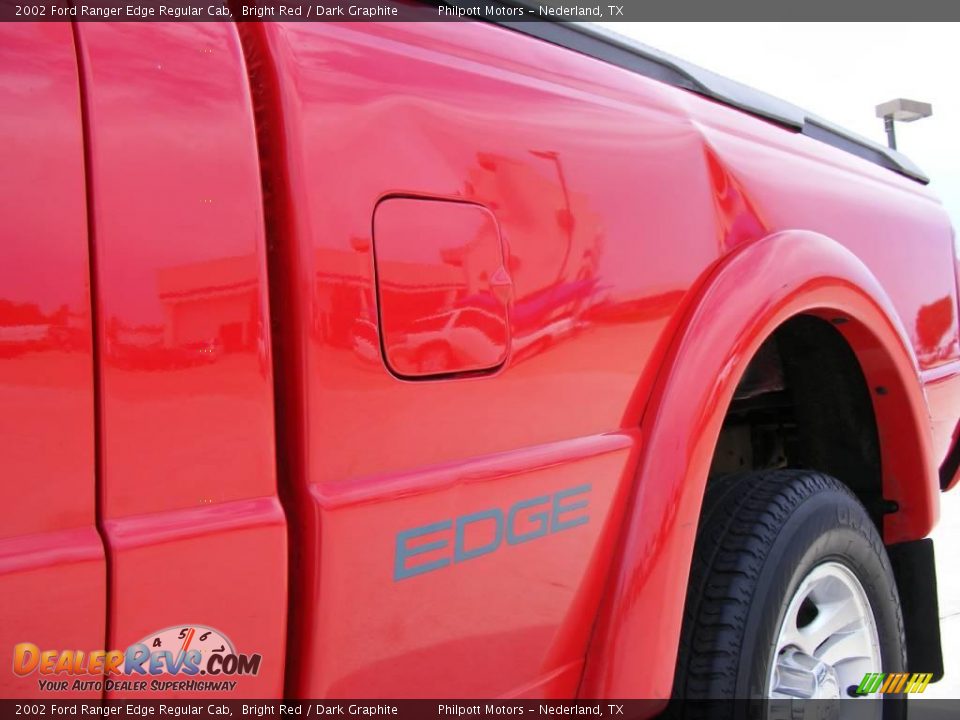 2002 Ford Ranger Edge Regular Cab Bright Red / Dark Graphite Photo #17