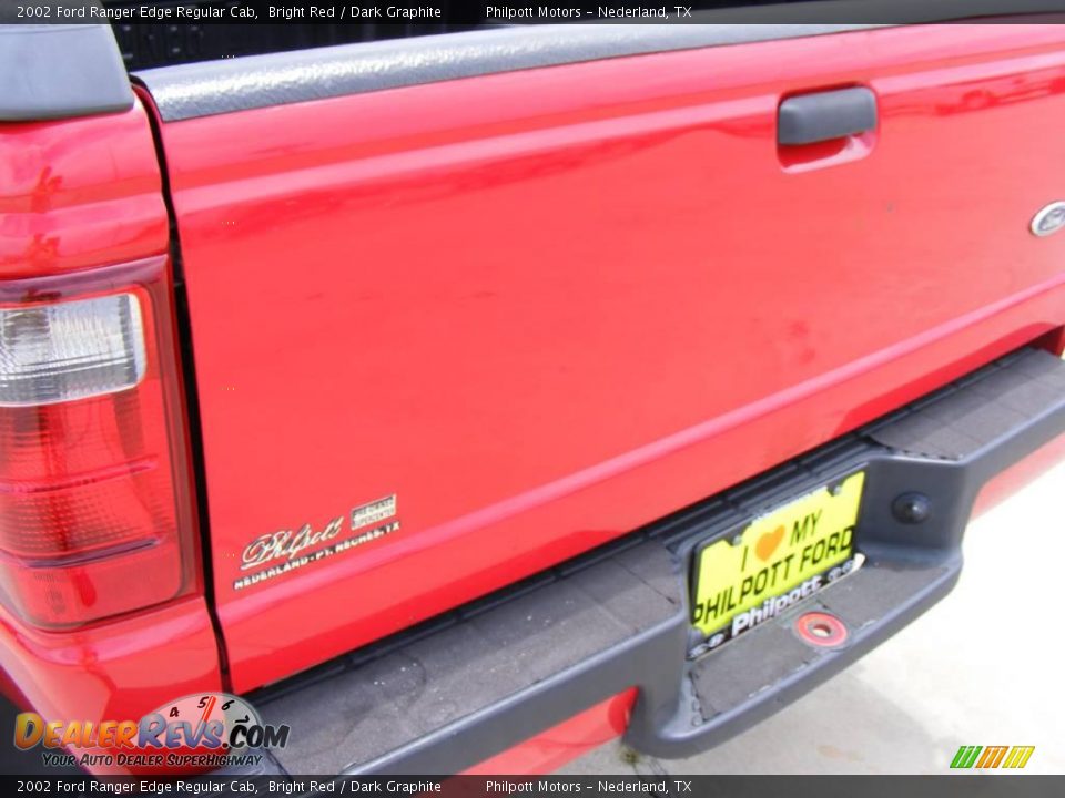 2002 Ford Ranger Edge Regular Cab Bright Red / Dark Graphite Photo #20