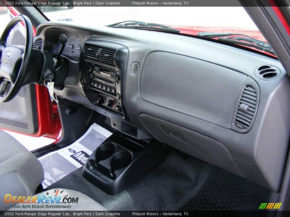 2002 Ford Ranger Edge Regular Cab Bright Red / Dark Graphite Photo #27