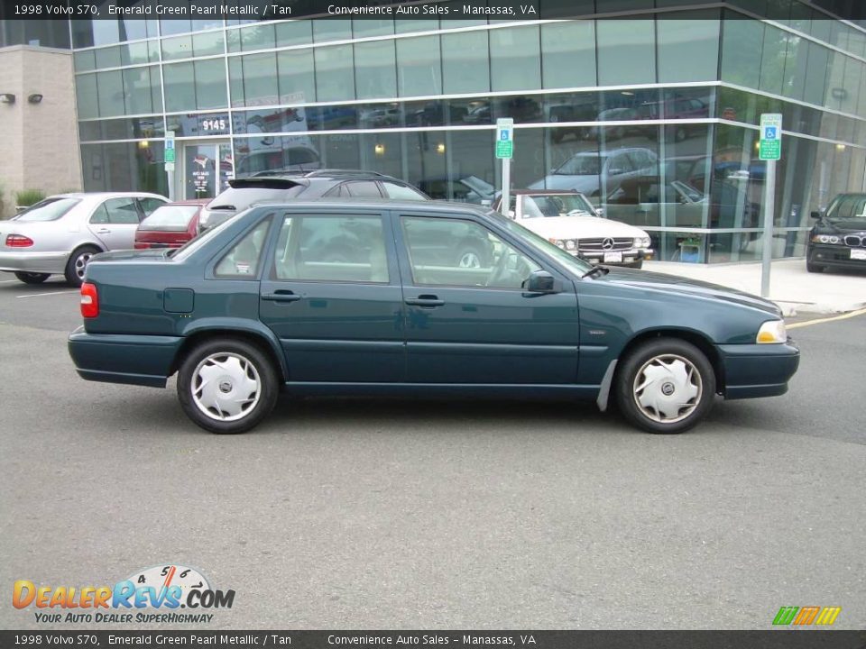1998 Volvo S70 Emerald Green Pearl Metallic / Tan Photo #1