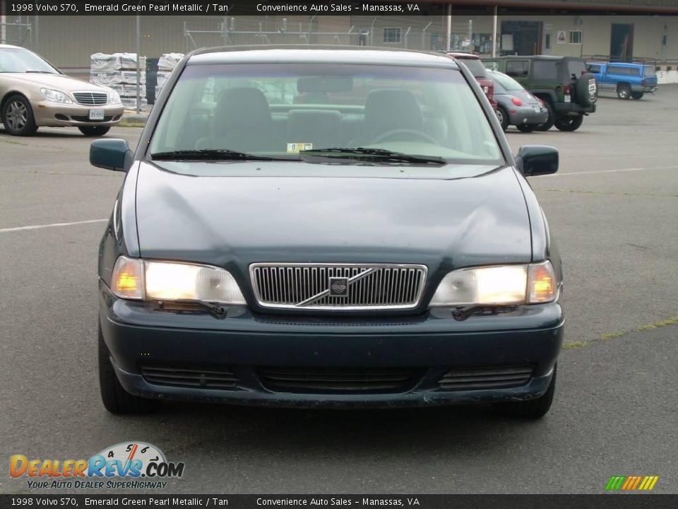 1998 Volvo S70 Emerald Green Pearl Metallic / Tan Photo #3