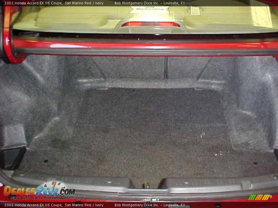 2001 Honda Accord EX V6 Coupe San Marino Red / Ivory Photo #23