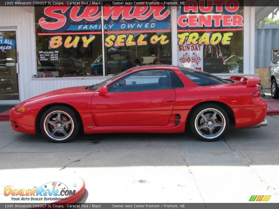 1995 Mitsubishi 3000GT SL Coupe Caracas Red / Black Photo #1