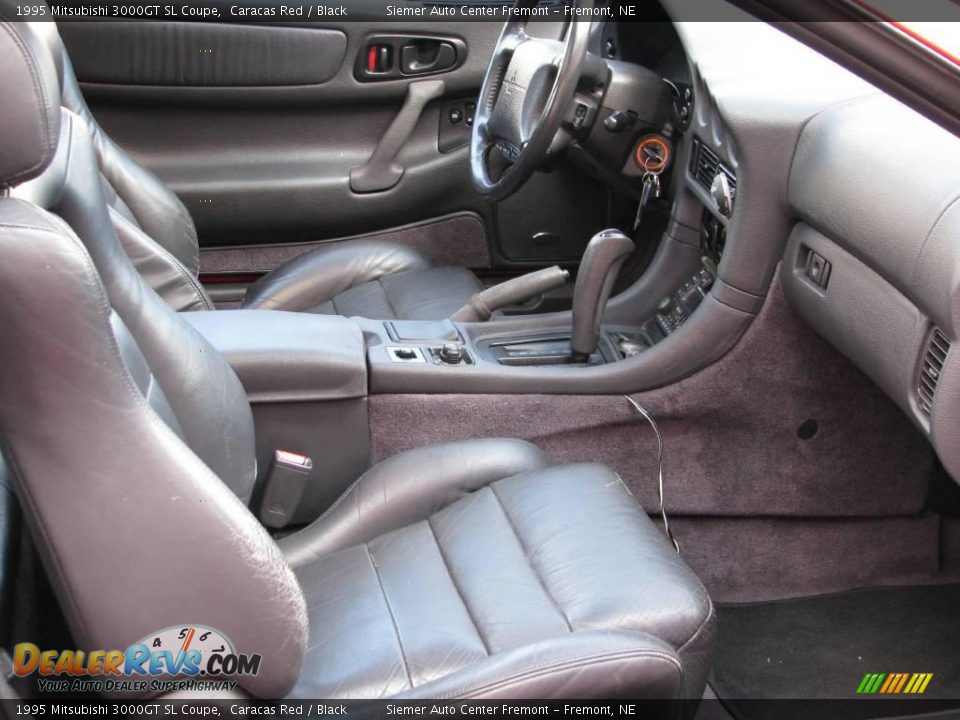 1995 Mitsubishi 3000GT SL Coupe Caracas Red / Black Photo #8