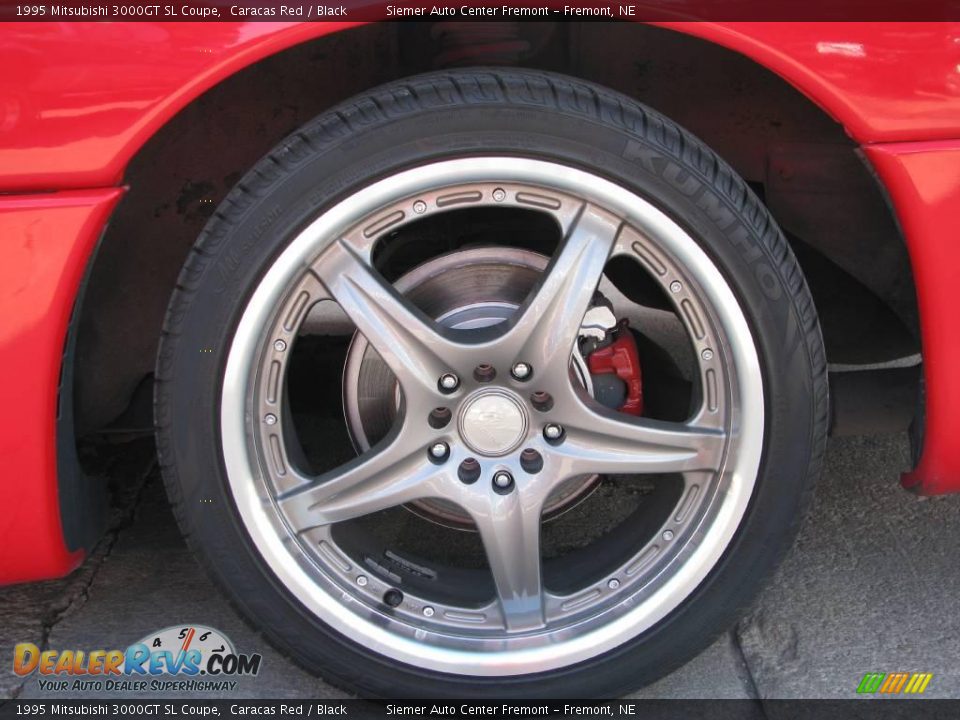 1995 Mitsubishi 3000GT SL Coupe Caracas Red / Black Photo #10