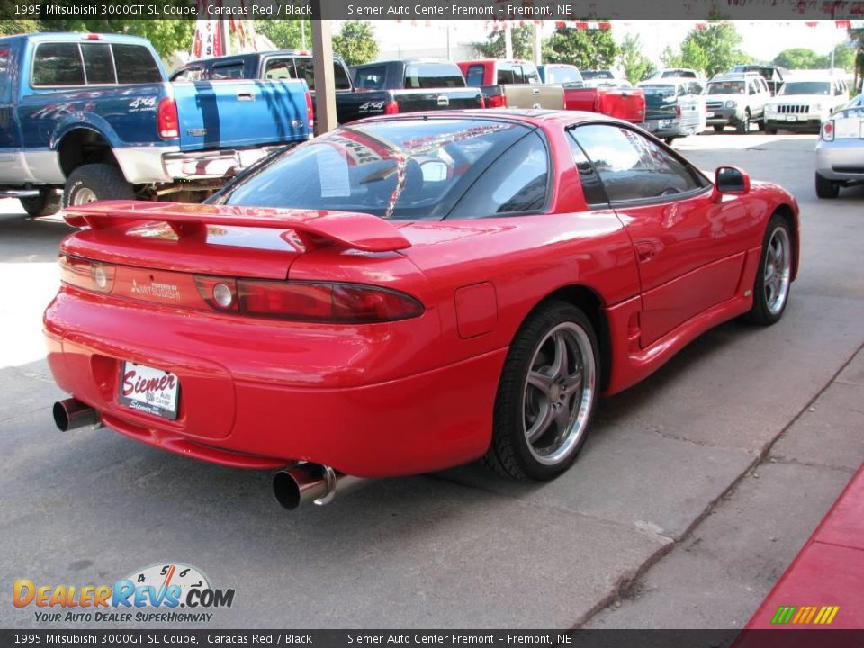 1995 Mitsubishi 3000GT SL Coupe Caracas Red / Black Photo #11