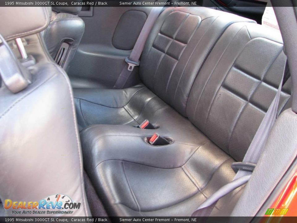 1995 Mitsubishi 3000GT SL Coupe Caracas Red / Black Photo #13