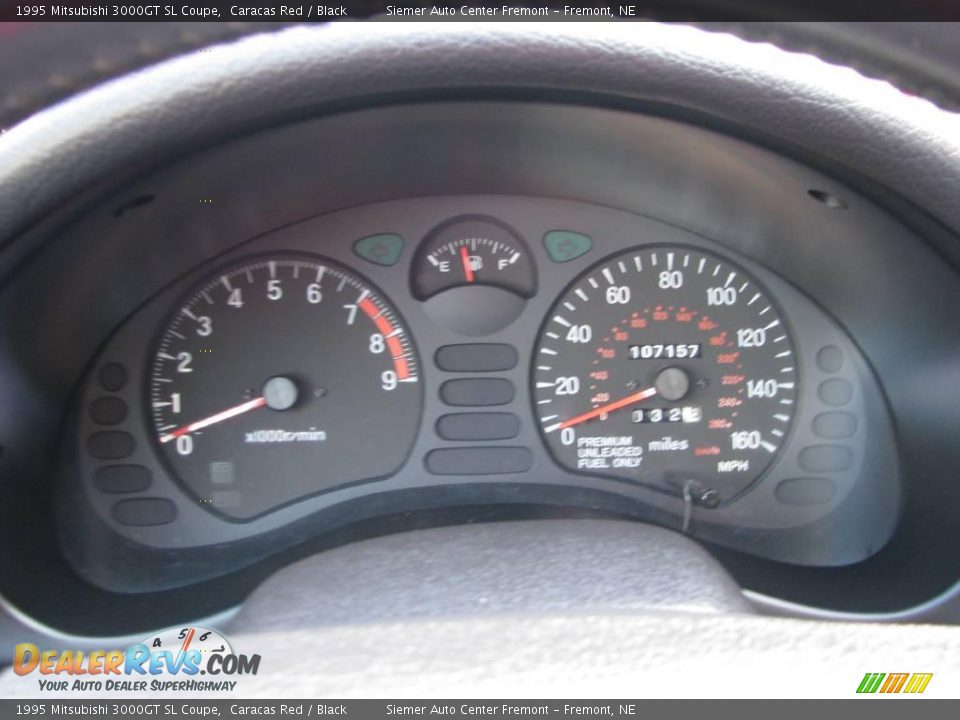 1995 Mitsubishi 3000GT SL Coupe Caracas Red / Black Photo #14