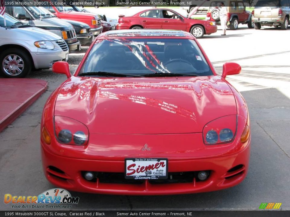 1995 Mitsubishi 3000GT SL Coupe Caracas Red / Black Photo #20
