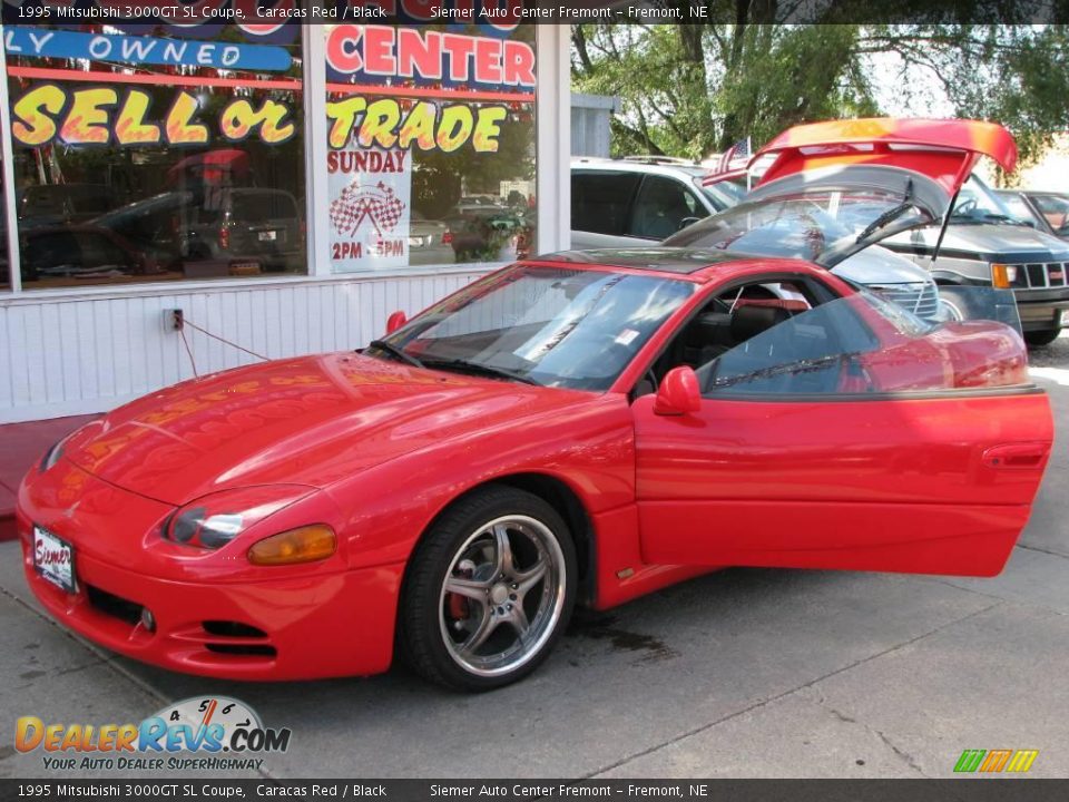 1995 Mitsubishi 3000GT SL Coupe Caracas Red / Black Photo #21