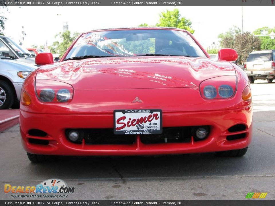 1995 Mitsubishi 3000GT SL Coupe Caracas Red / Black Photo #23