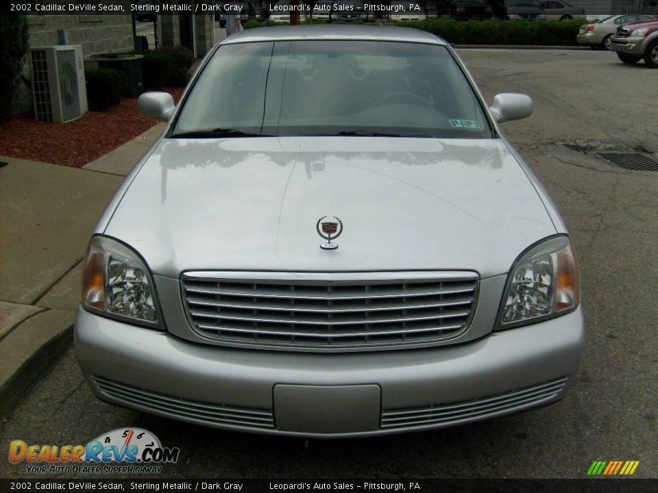 2002 Cadillac DeVille Sedan Sterling Metallic / Dark Gray Photo #7
