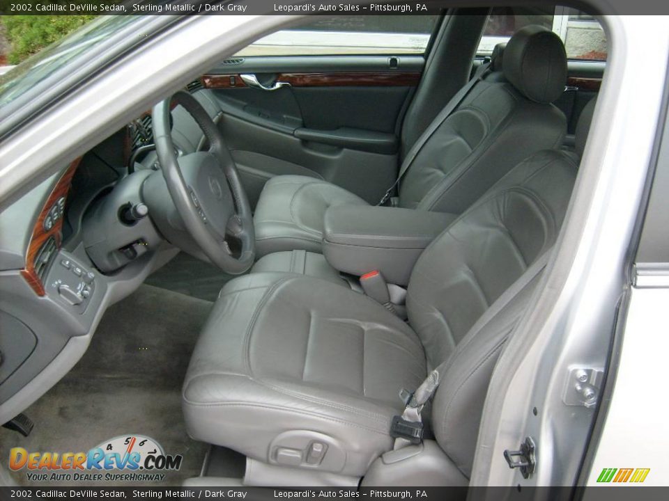 2002 Cadillac DeVille Sedan Sterling Metallic / Dark Gray Photo #9