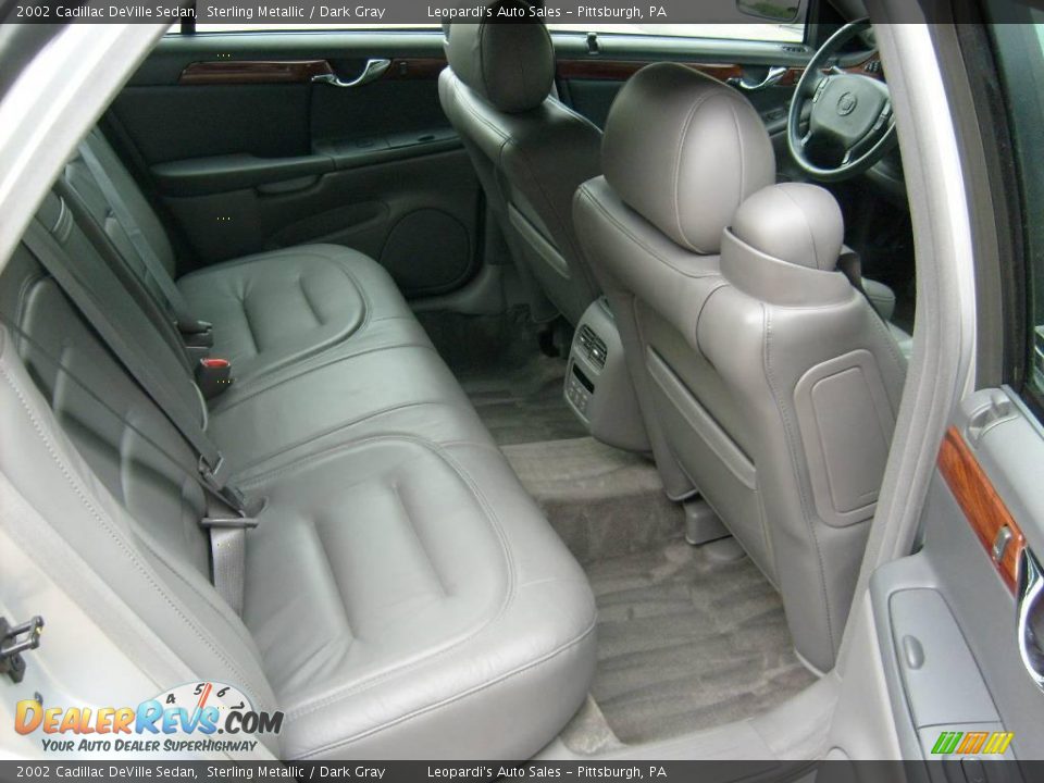 2002 Cadillac DeVille Sedan Sterling Metallic / Dark Gray Photo #11
