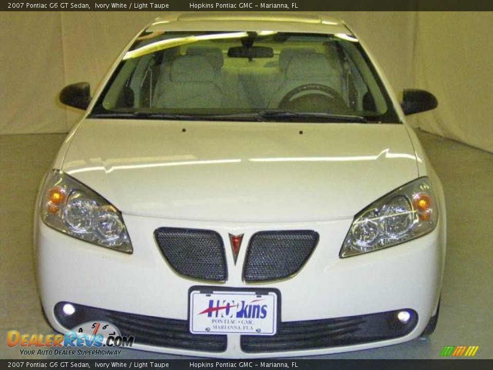 2007 Pontiac G6 GT Sedan Ivory White / Light Taupe Photo #5