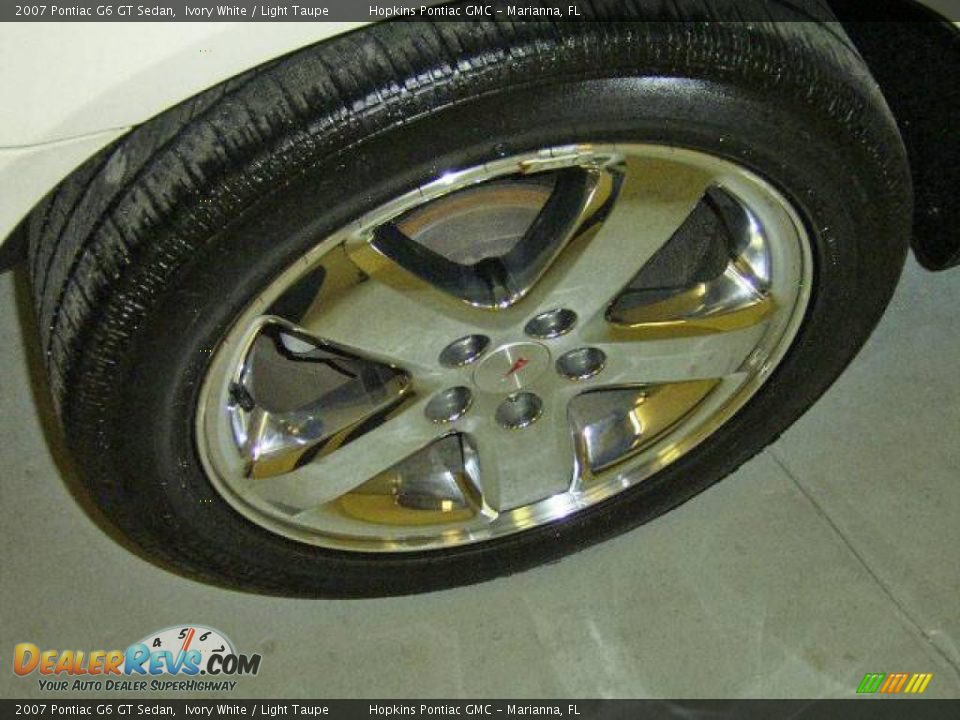 2007 Pontiac G6 GT Sedan Ivory White / Light Taupe Photo #15