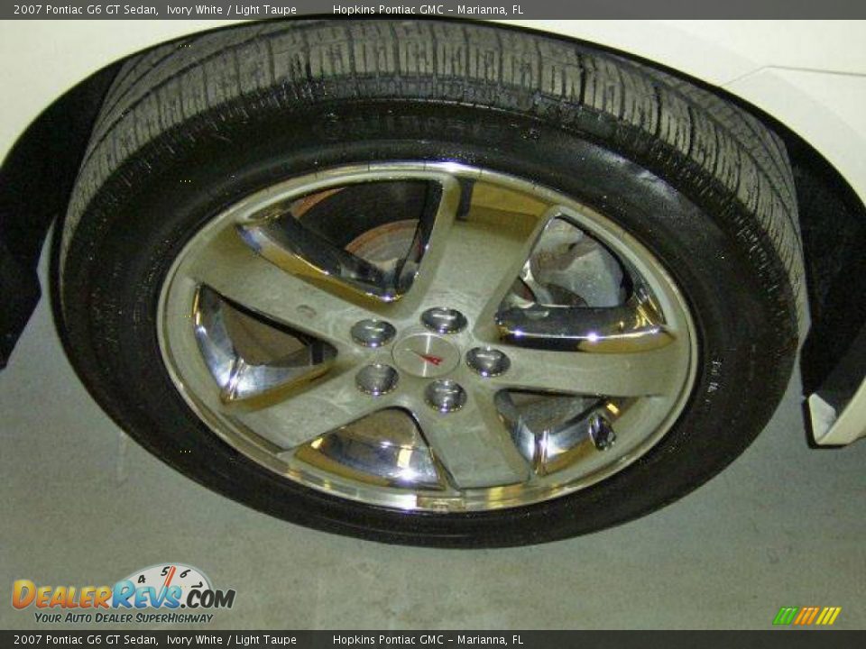 2007 Pontiac G6 GT Sedan Ivory White / Light Taupe Photo #16