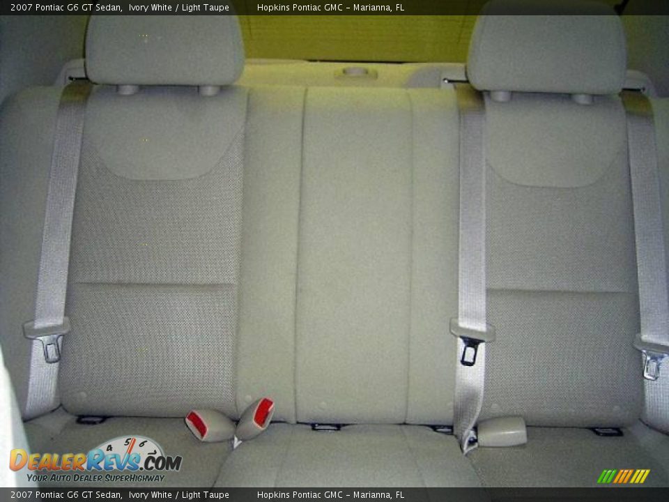 2007 Pontiac G6 GT Sedan Ivory White / Light Taupe Photo #30