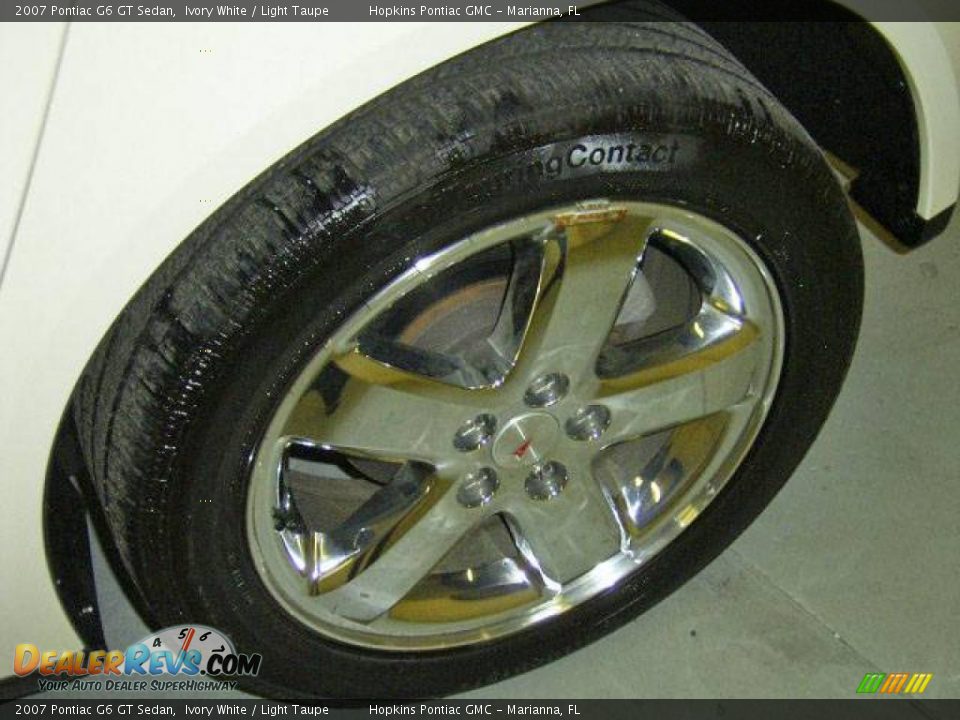 2007 Pontiac G6 GT Sedan Ivory White / Light Taupe Photo #31