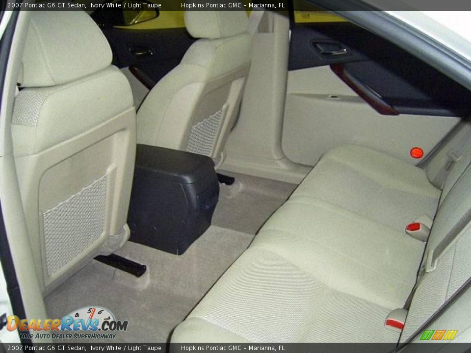 2007 Pontiac G6 GT Sedan Ivory White / Light Taupe Photo #34